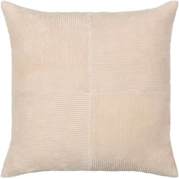 Corduroy Quarters Velvet Pillow