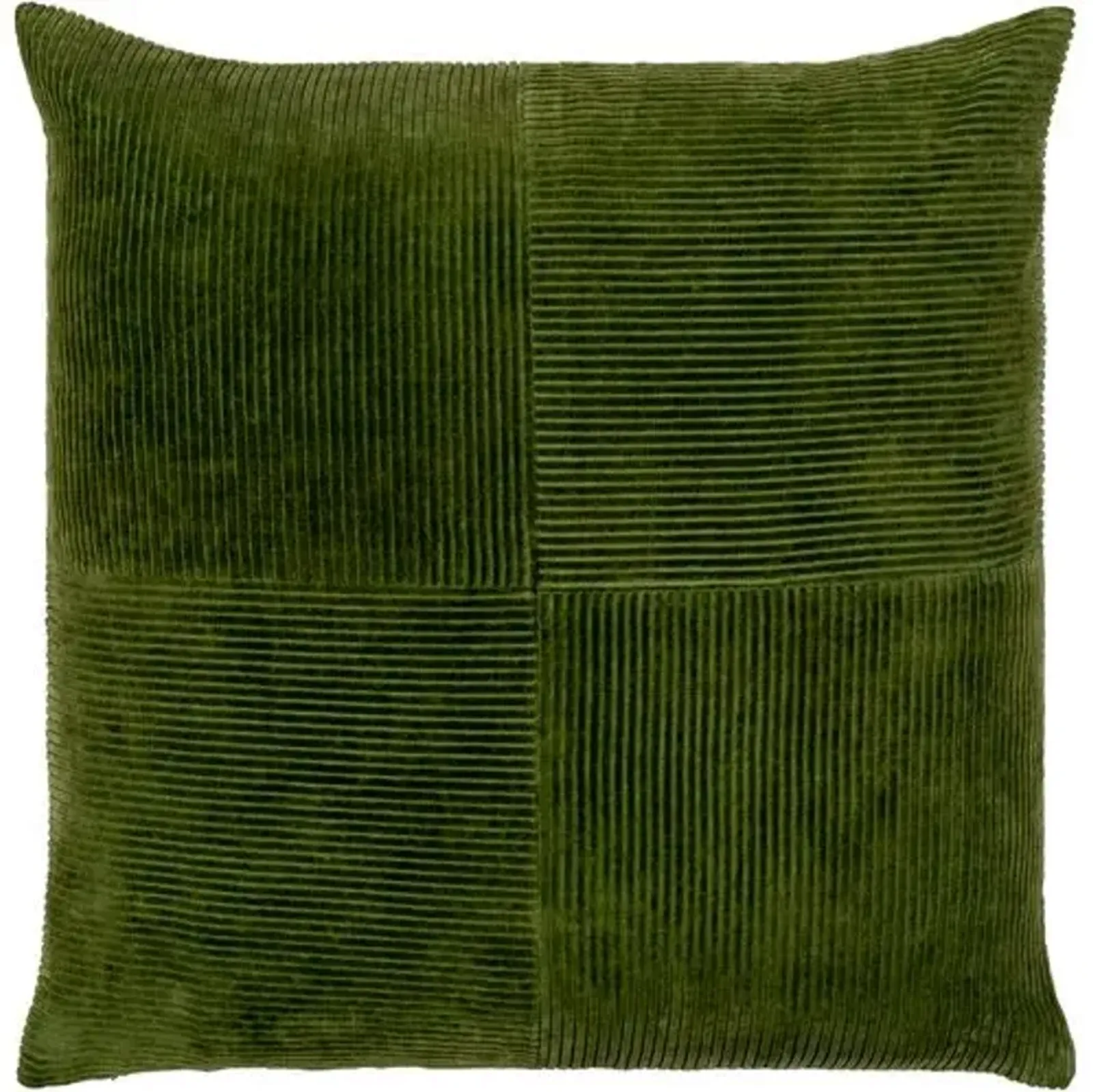 Corduroy Quarters Velvet Pillow