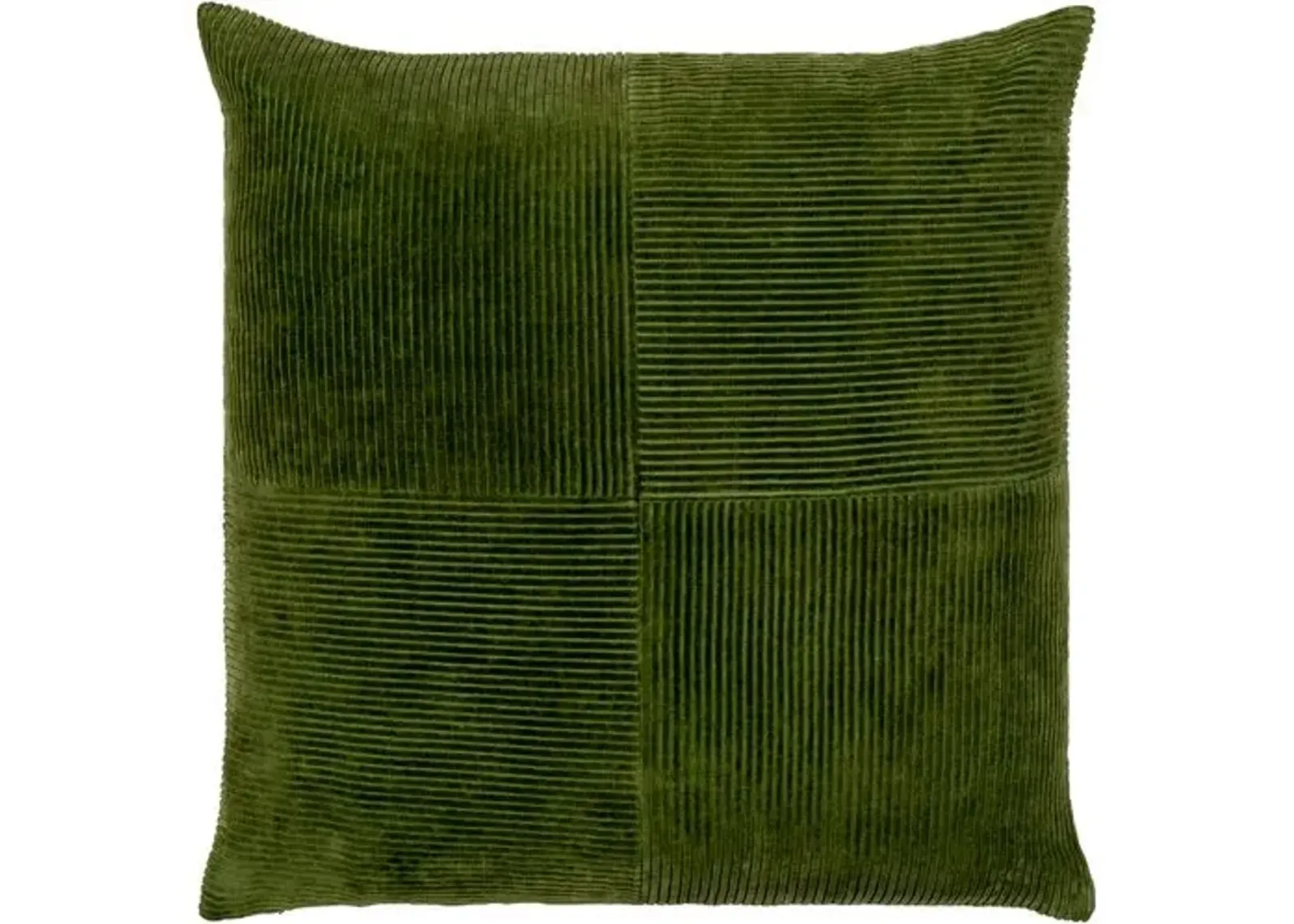 Corduroy Quarters Velvet Pillow