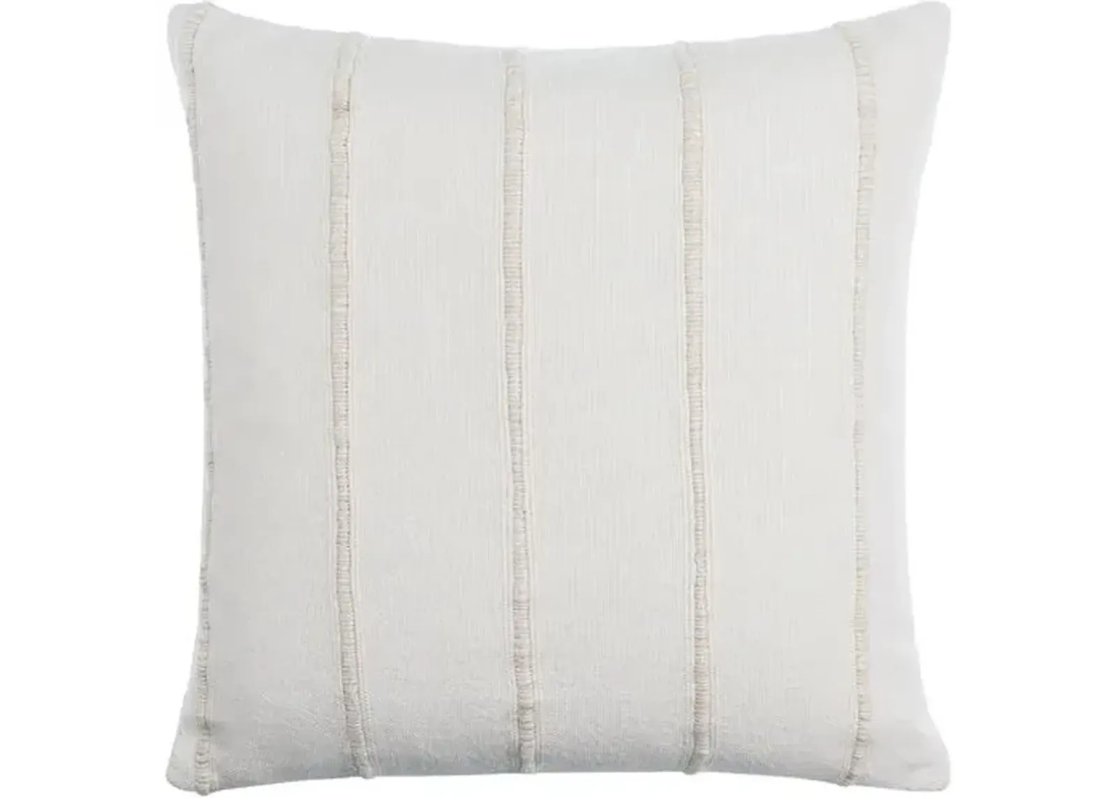 Charleston Pillow - Ivory Stripe