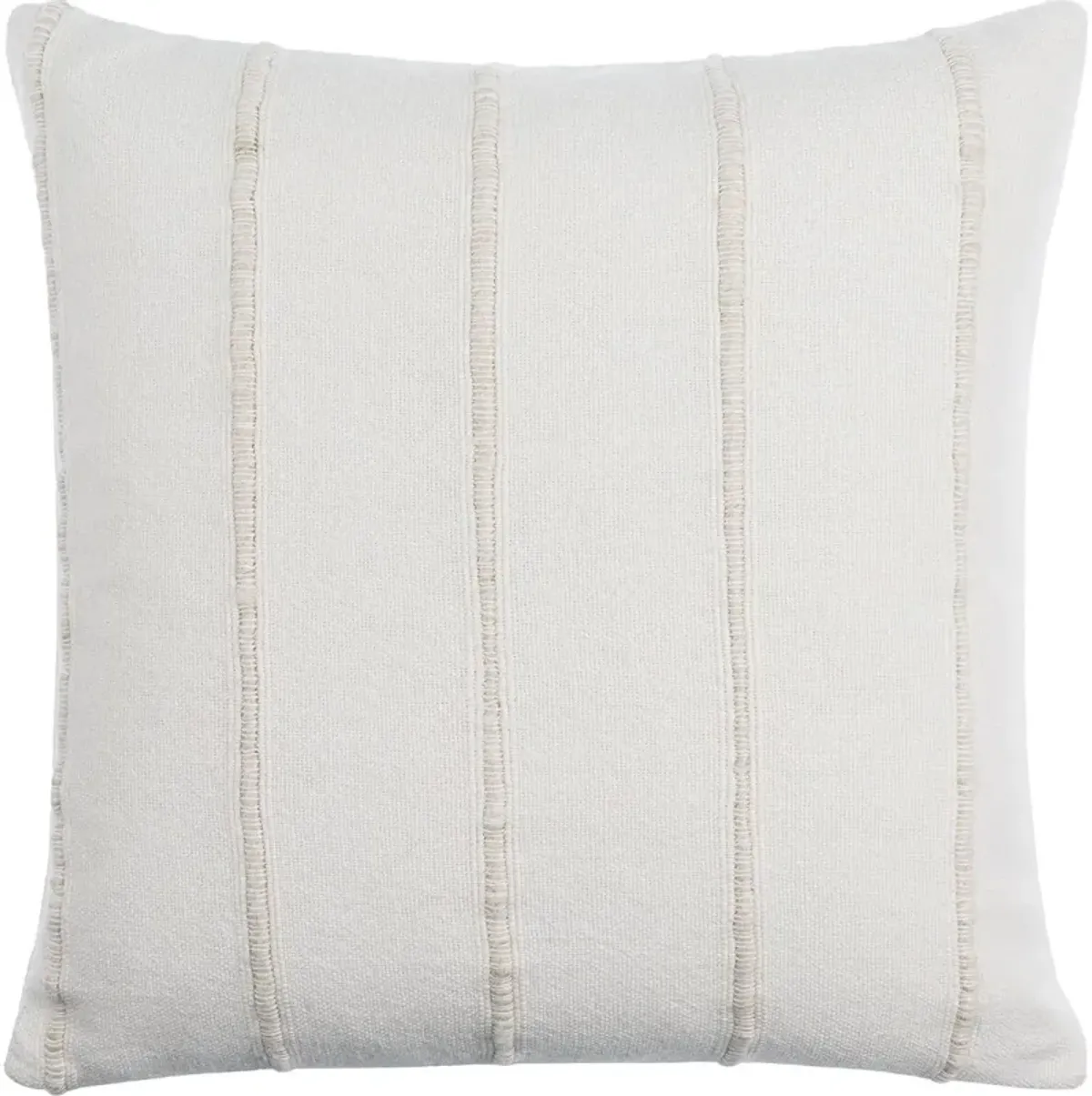 Charleston Pillow, Ivory Stripe