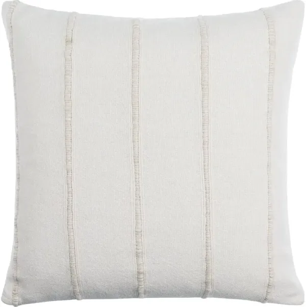 Charleston Pillow, Ivory Stripe