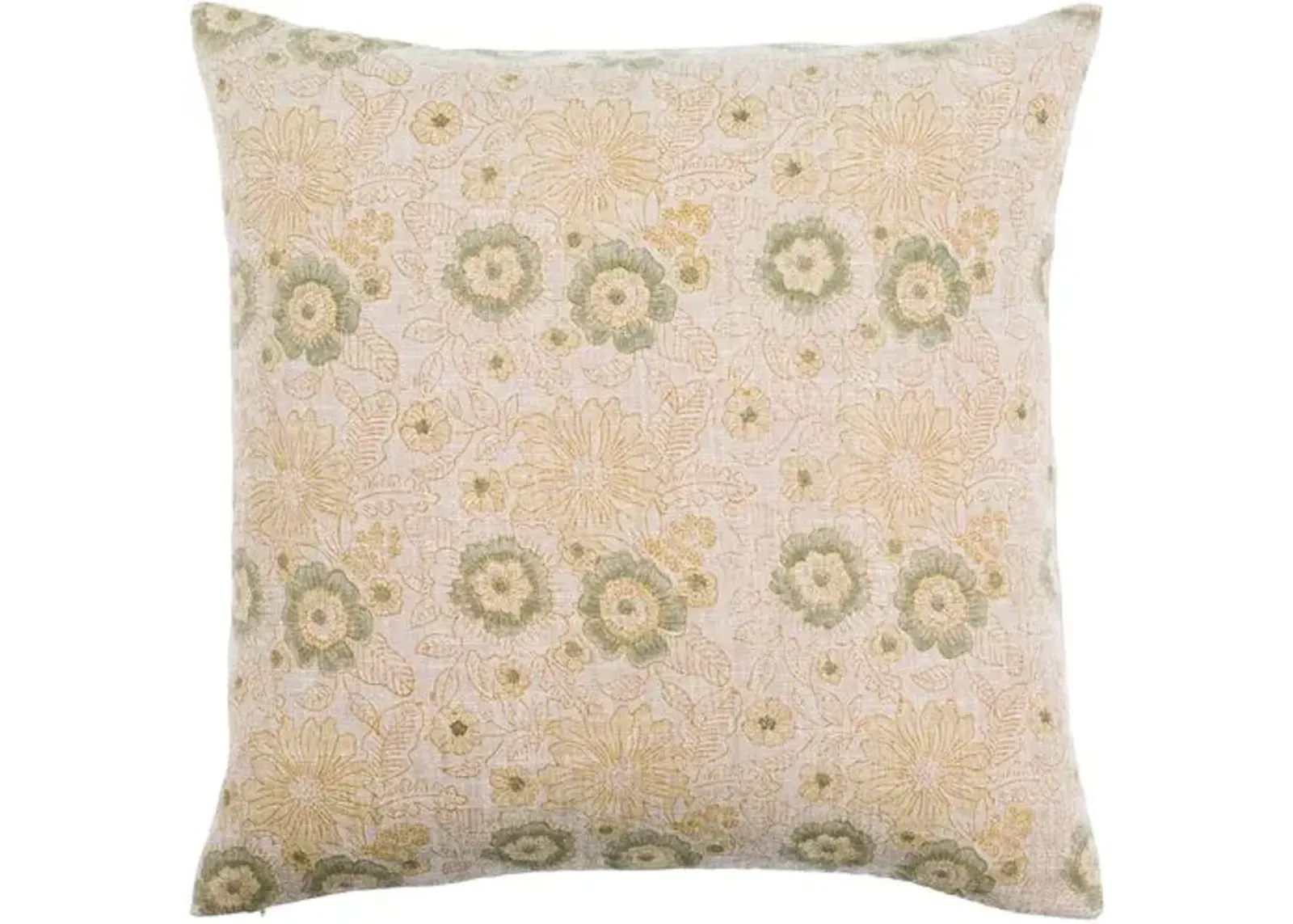 Chateau de Chic Floral Linen Pillow