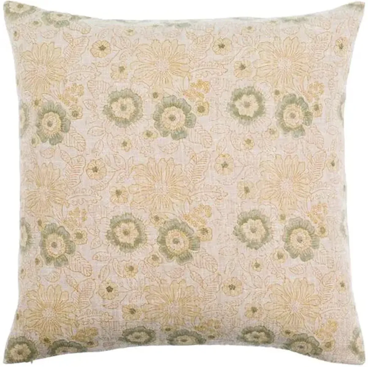 Chateau de Chic Floral Linen Pillow