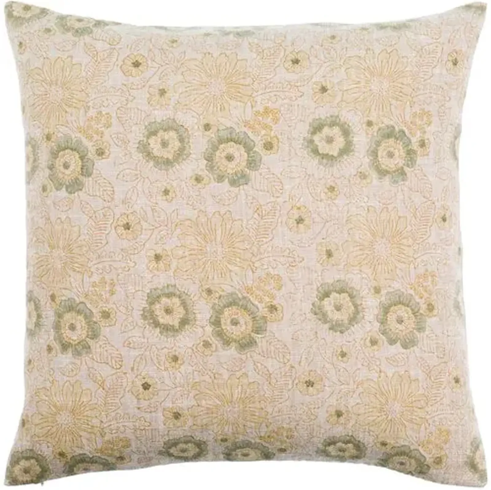 Chateau de Chic Floral Linen Pillow