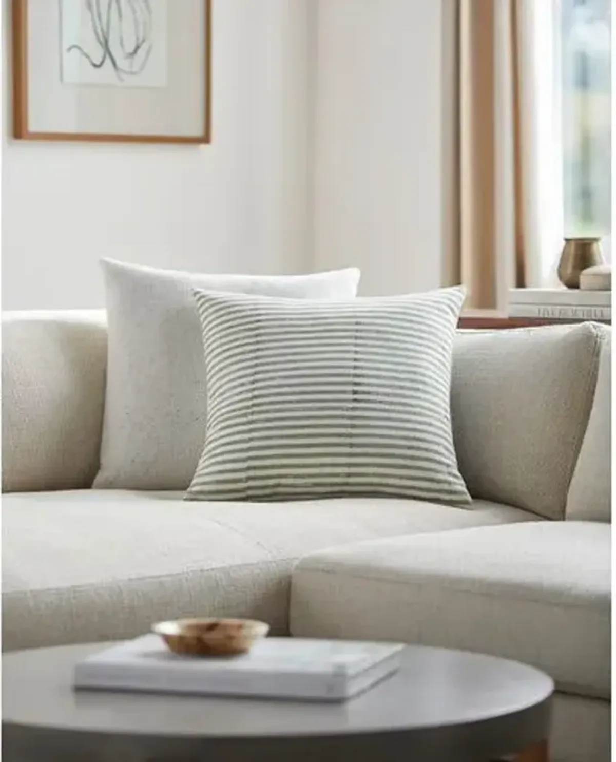 Gianna Linen Stripe Pillow