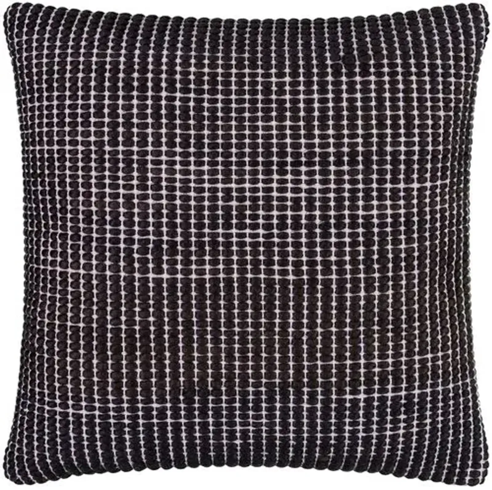 Chunky Grid Wool Pillow