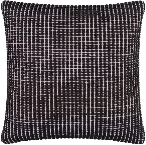 Chunky Grid Wool Pillow