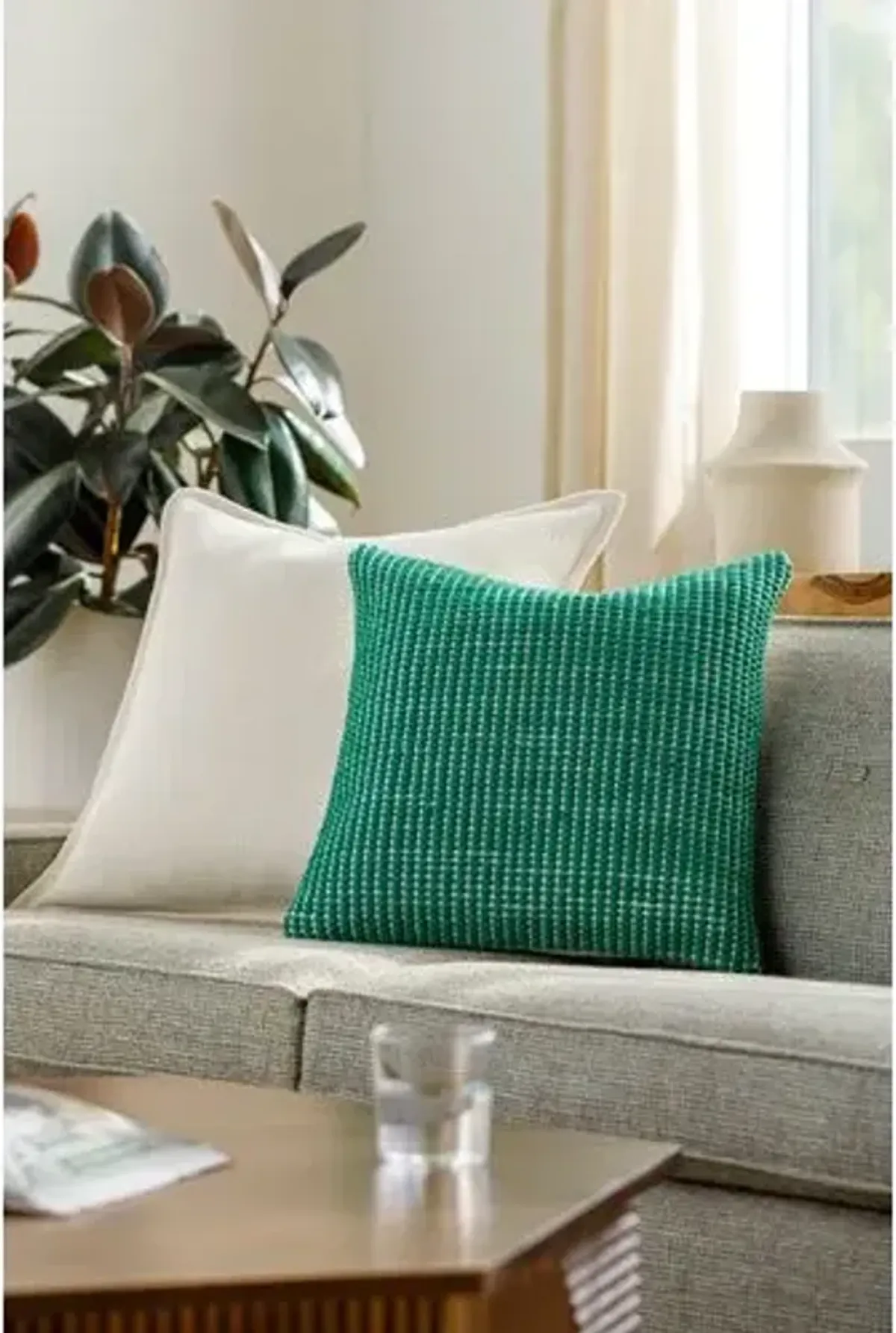 Chunky Grid 13x20 Lumbar Pillow