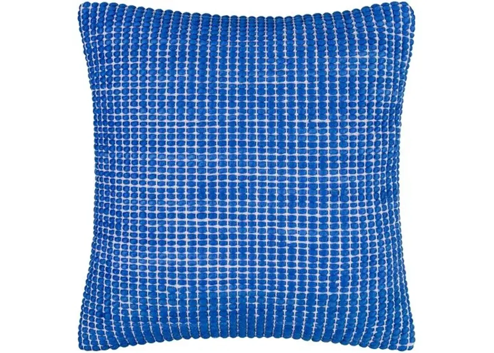 Chunky Grid Wool Pillow