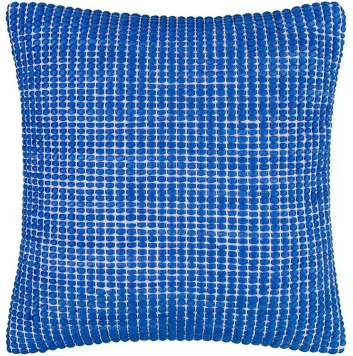 Chunky Grid Wool Pillow