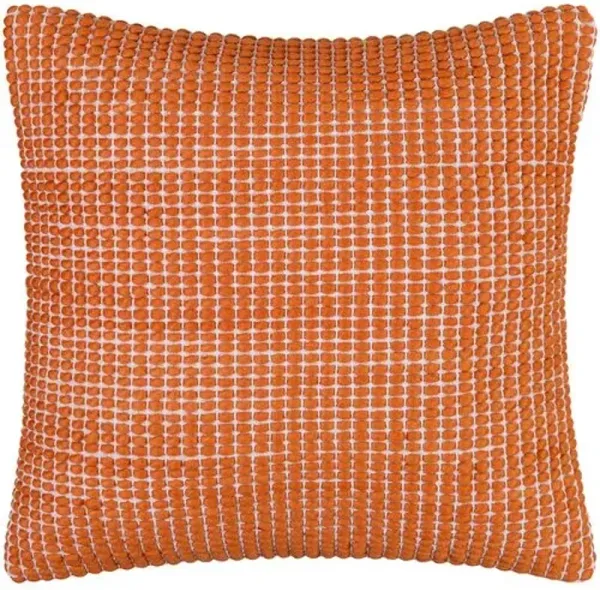 Chunky Grid Wool Pillow