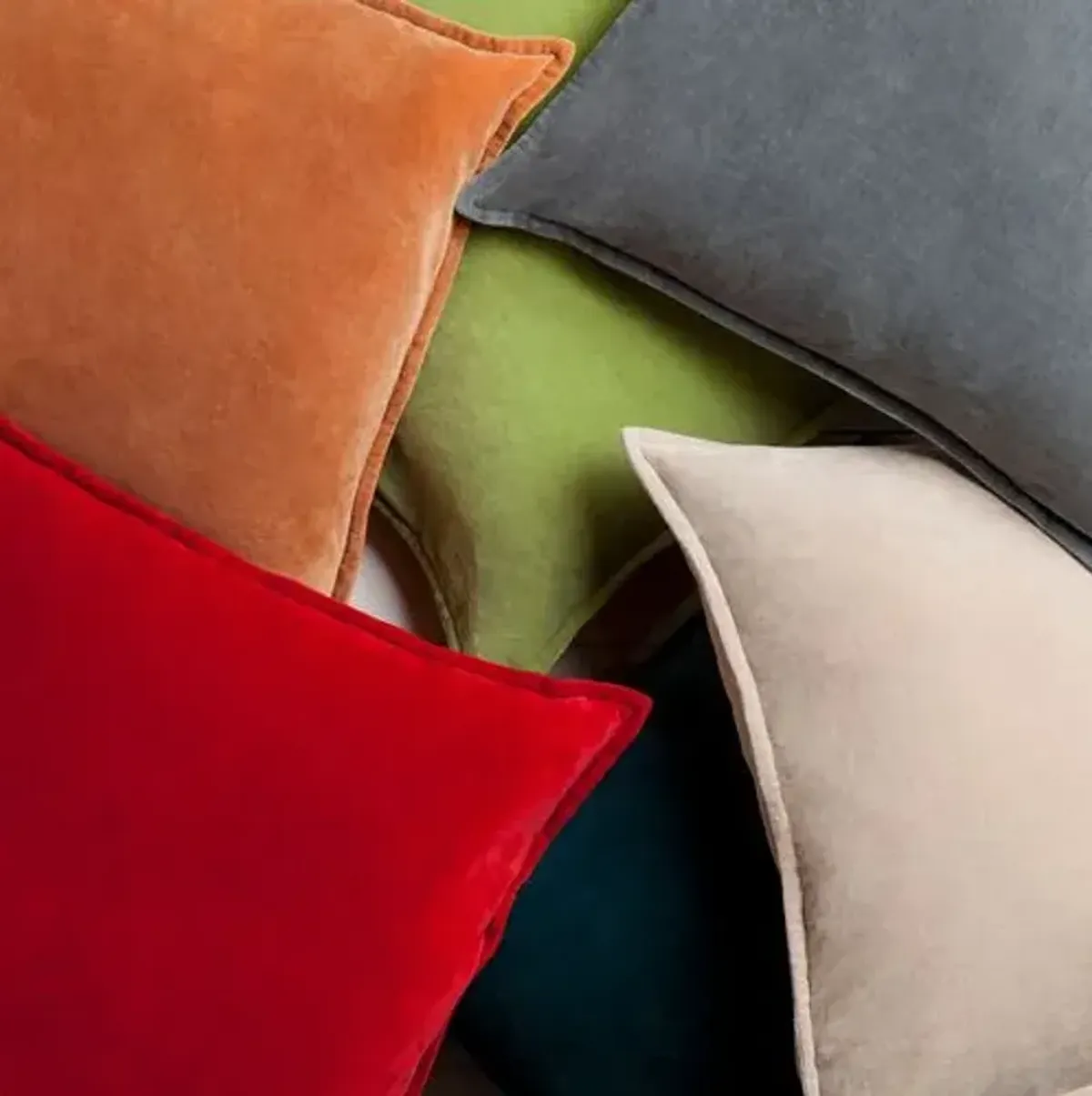Asterin Cotton Velvet Flange Pillow