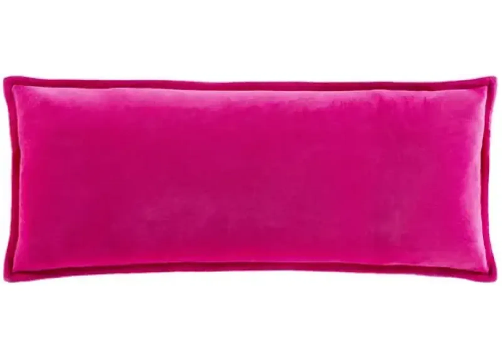 Evie Cotton Velvet Lumbar Pillow