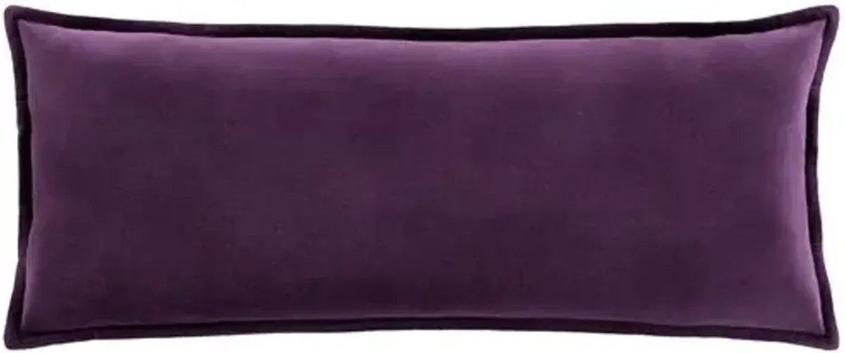 Evie Cotton Velvet Lumbar Pillow