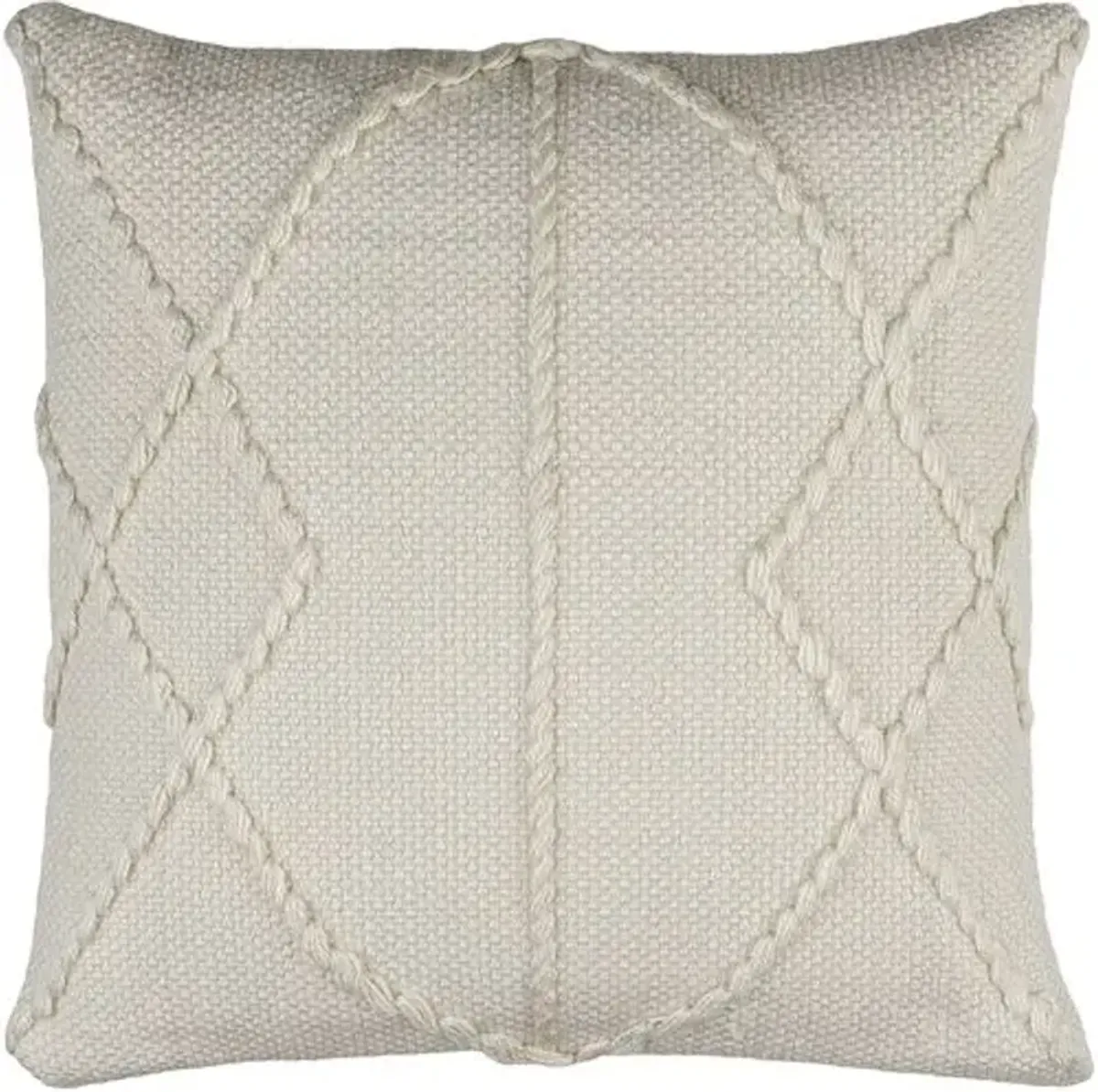 Dortmund Braided Pillow - Ivory