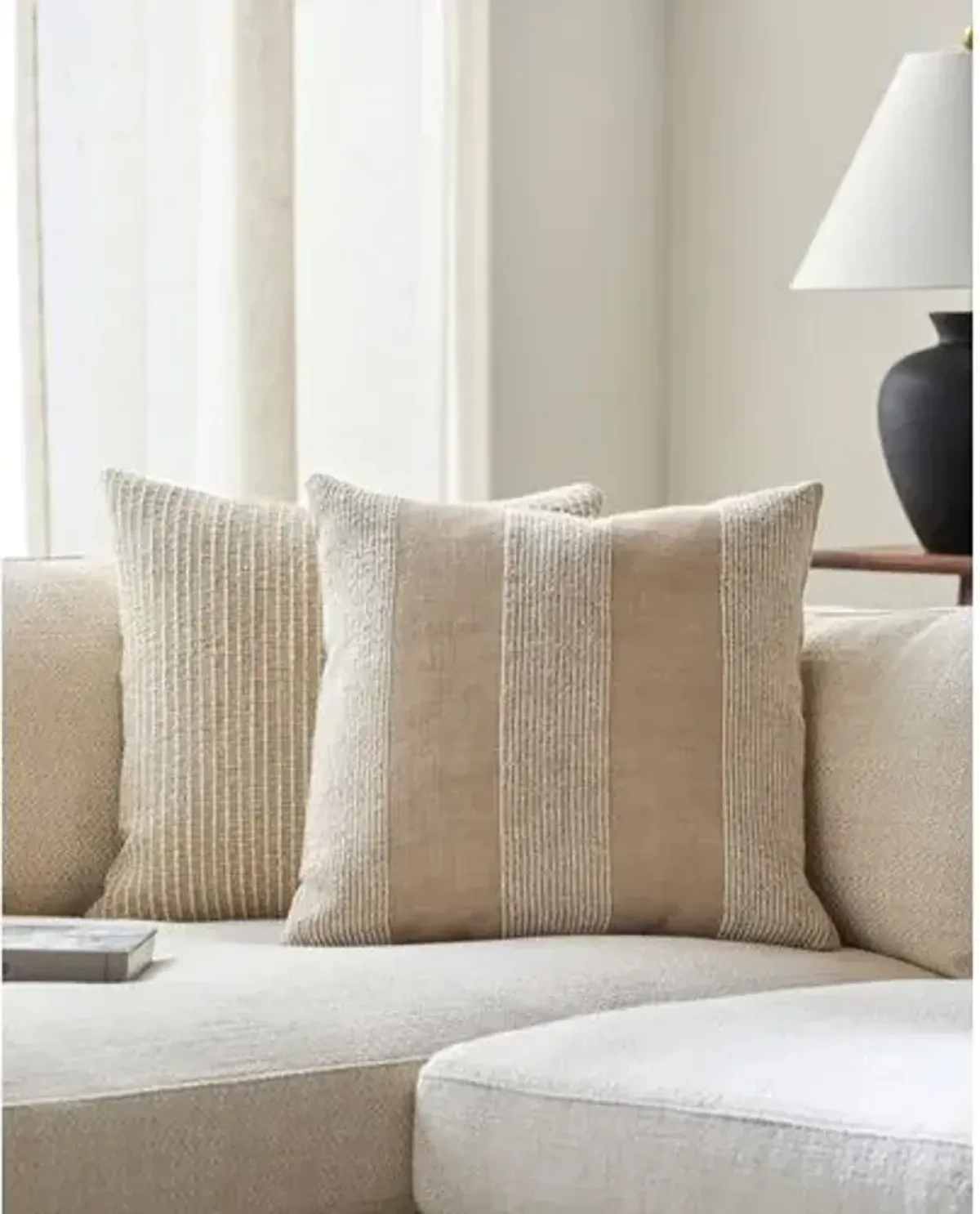 Fairhope 14x22 Lumbar Pillow - Light Beige