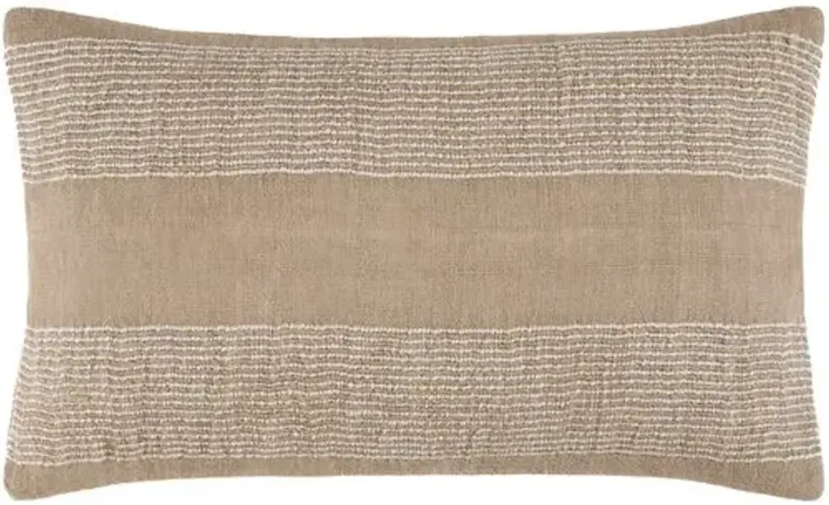 Fairhope 14x22 Lumbar Pillow - Light Beige