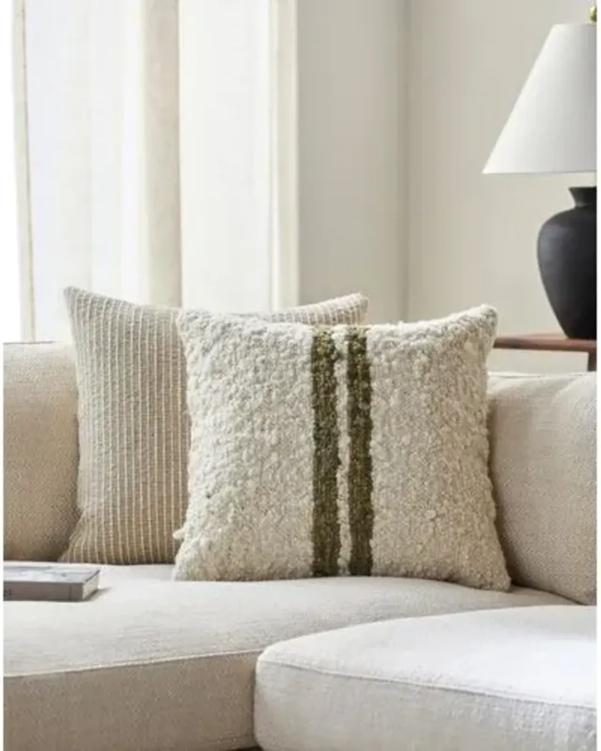 Dagny Stripe Wool Pillow