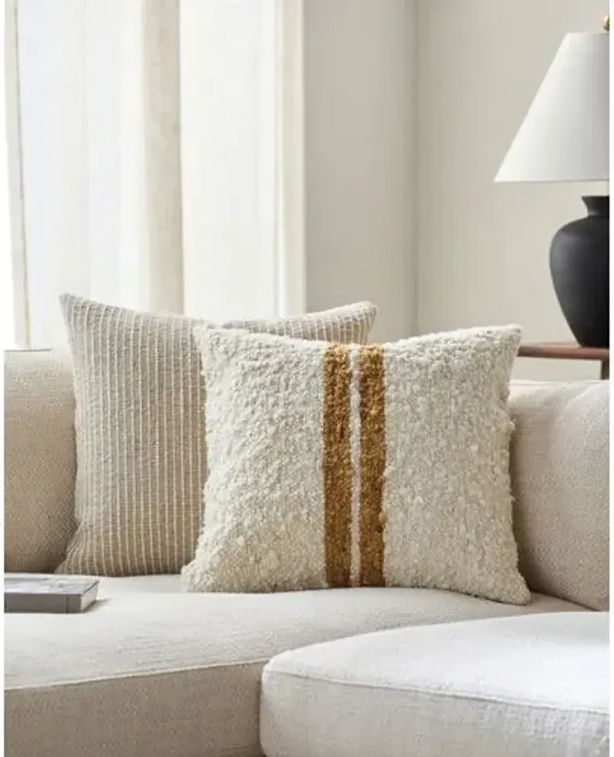 Dagny Stripe Wool Pillow