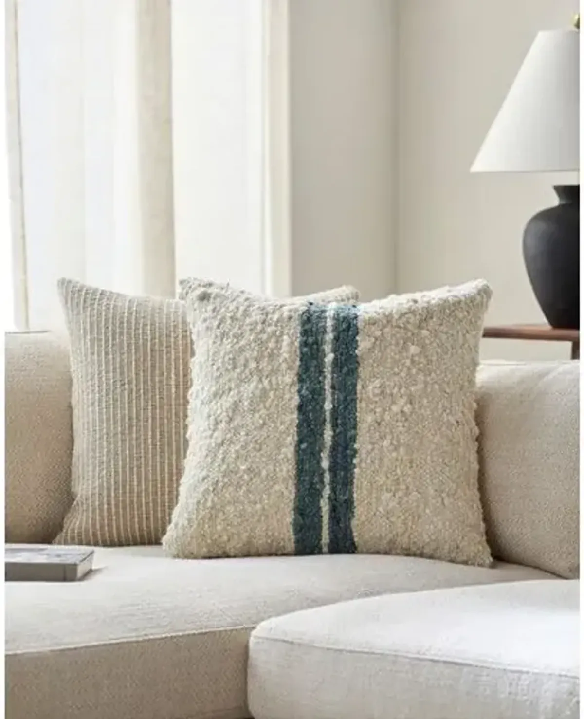 Dagny Stripe Wool Pillow