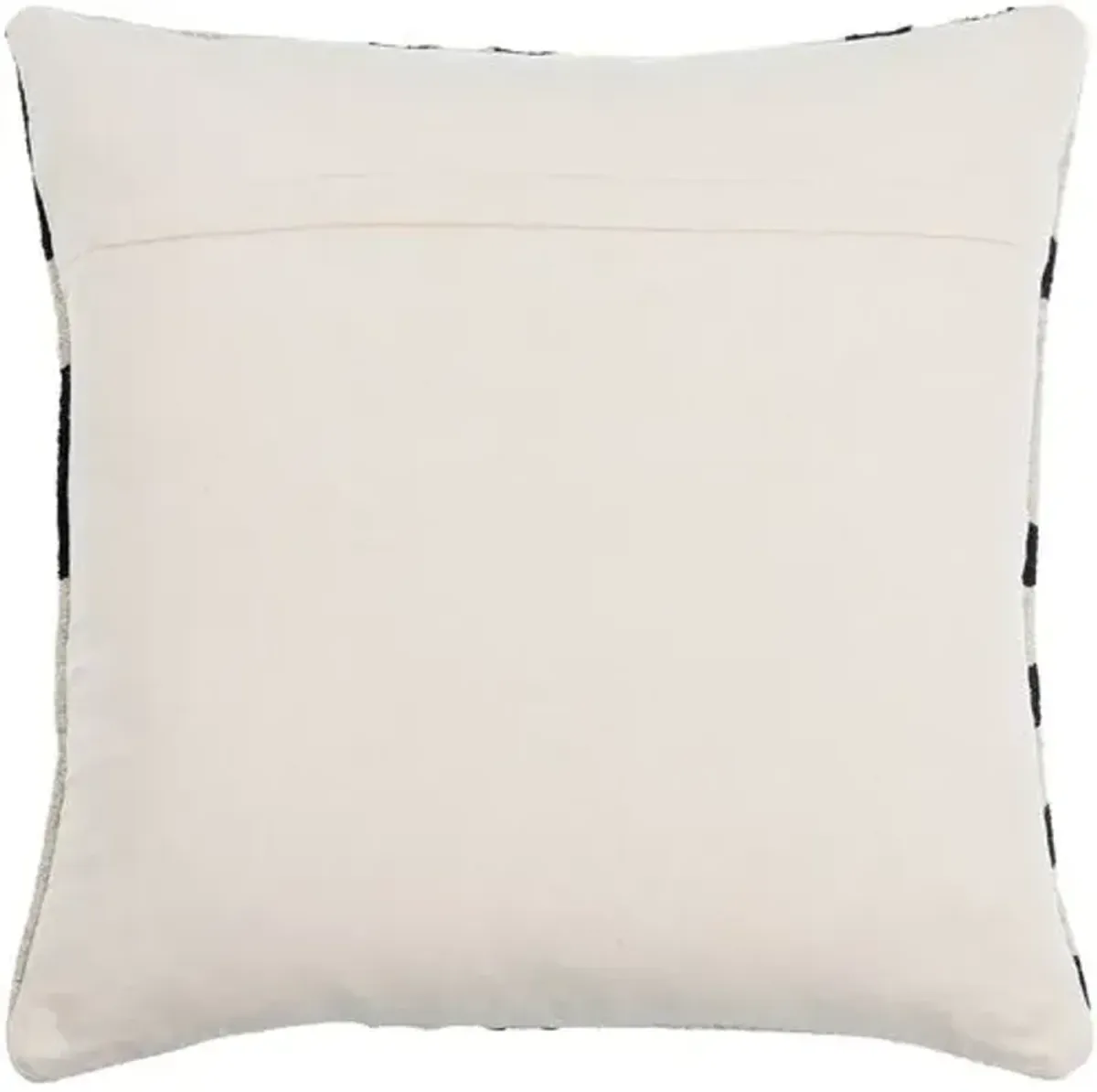 Garold Wool Pillow - Ivory/Black