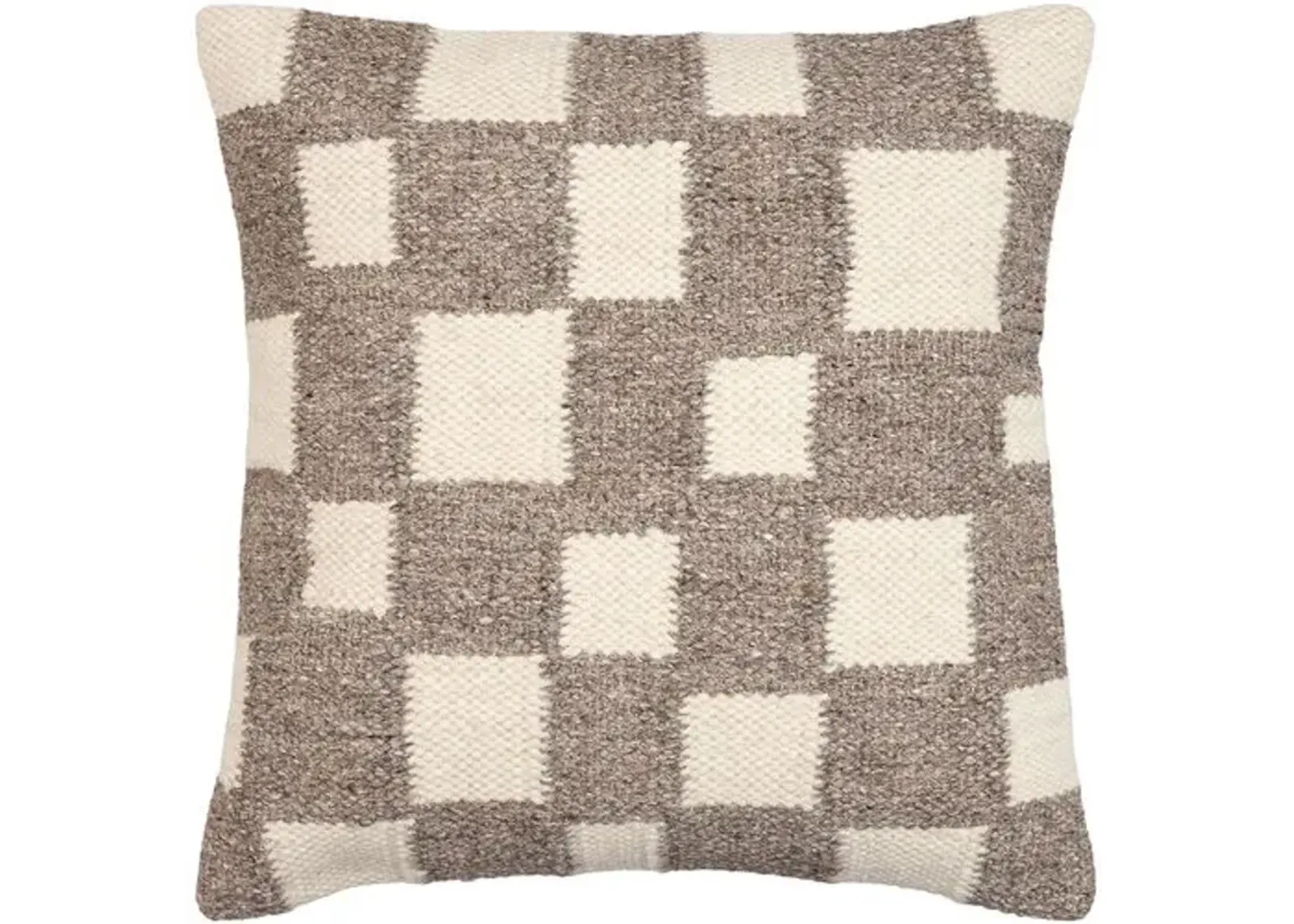 Jacinta Checkered Wool Pillow