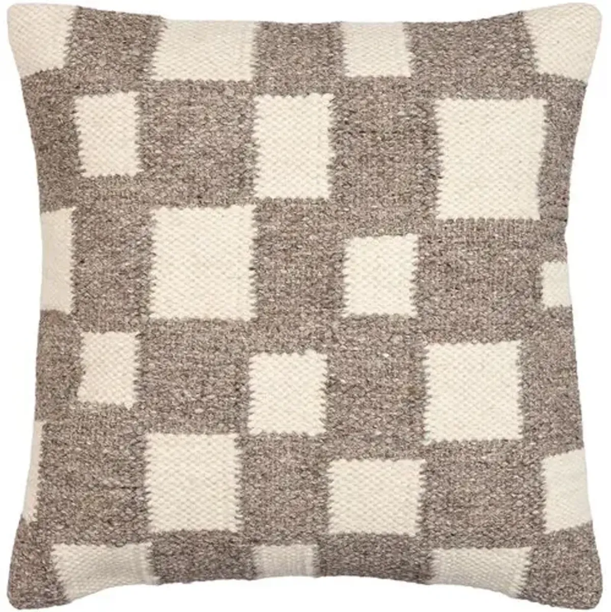 Jacinta Checkered Wool Pillow