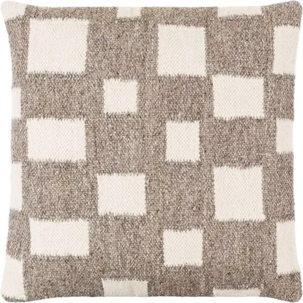 Jacinta Checkered Wool Pillow