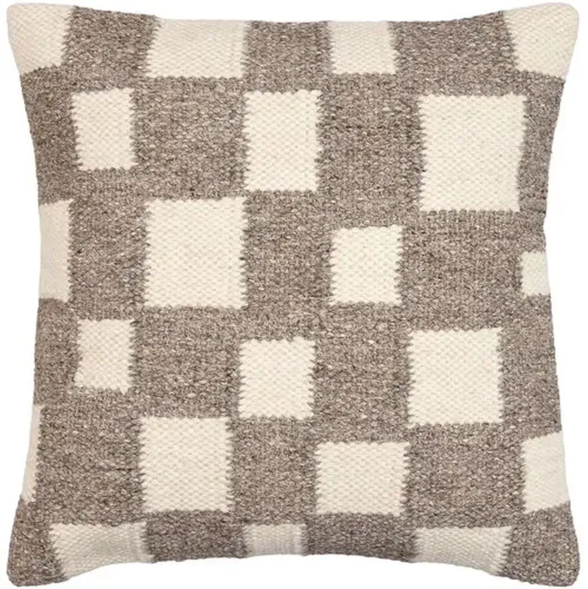 Jacinta Checkered Wool Pillow