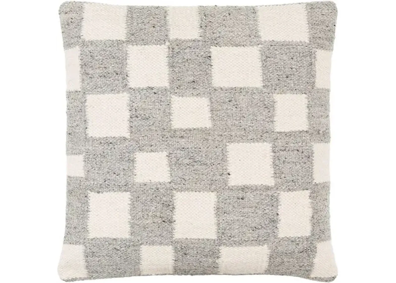 Jacinta Checkered Wool Pillow