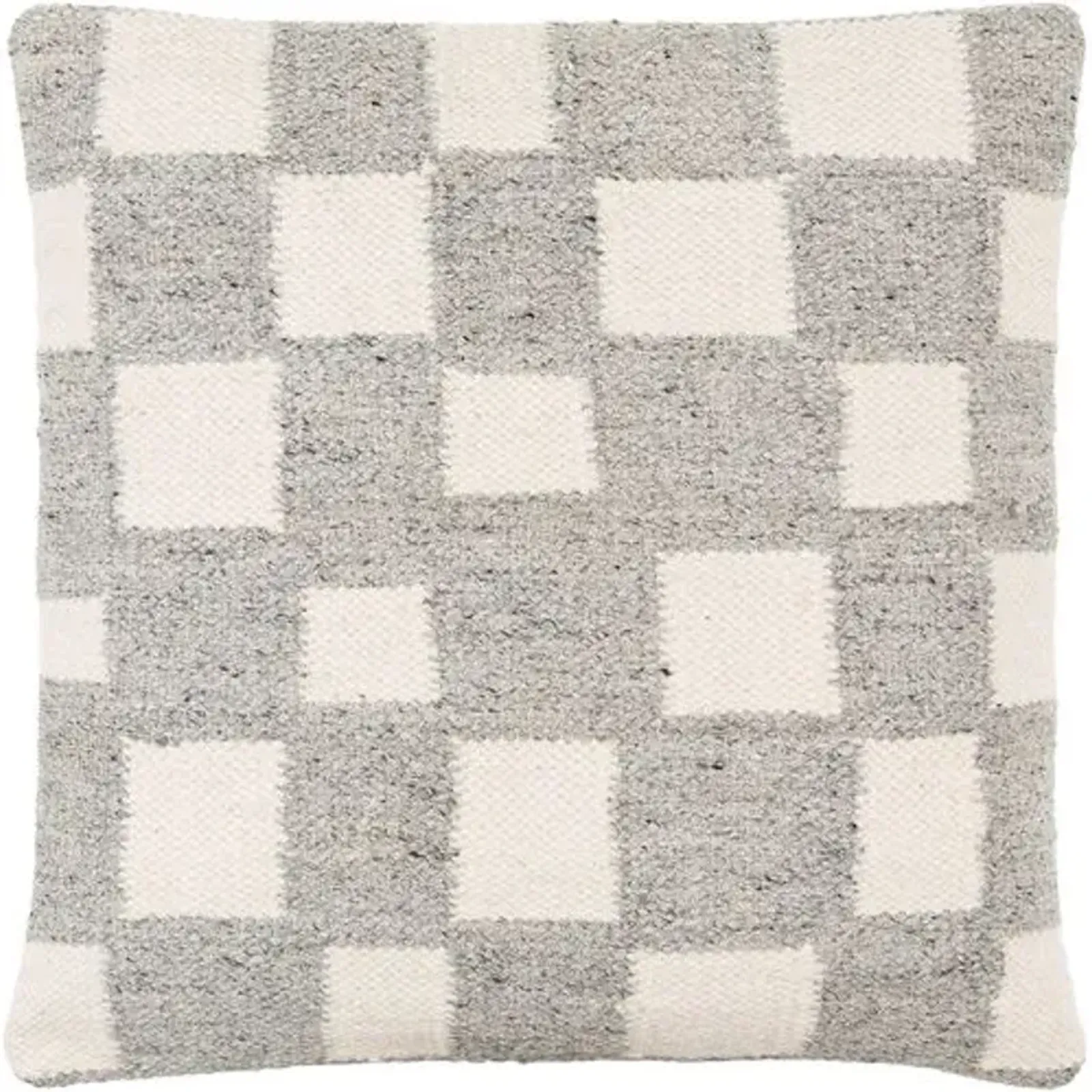 Jacinta Checkered Wool Pillow