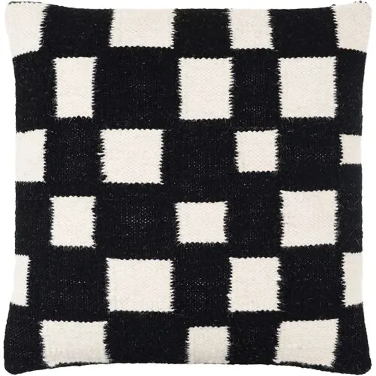 Jacinta Checkered Wool Pillow