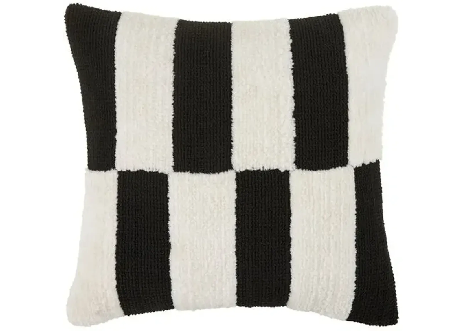 Lorcan Stripe Pillow - White/Black