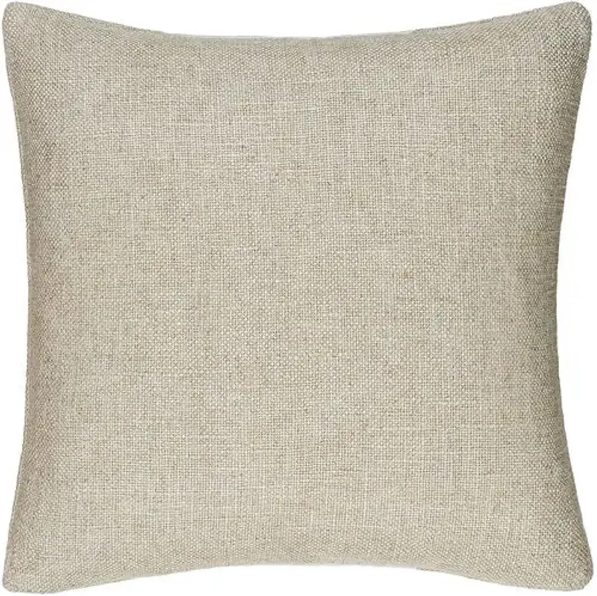 Loomed Linen Stripe Pillow - Off-White/Cream