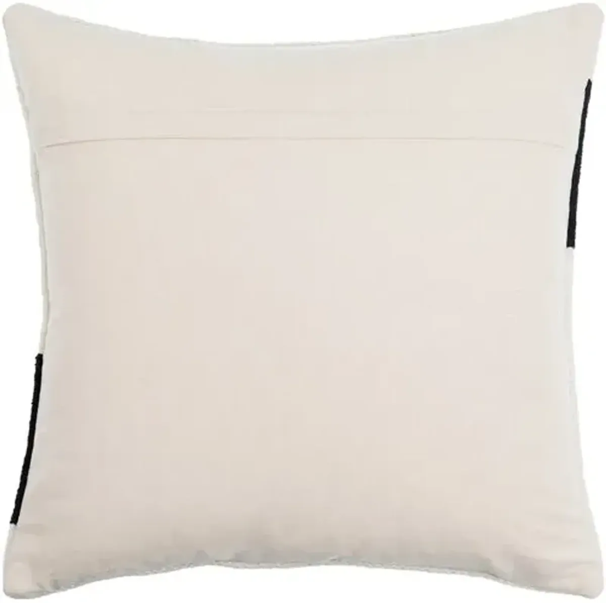 Samuel Wool Stripe Pillow - Ivory/Black