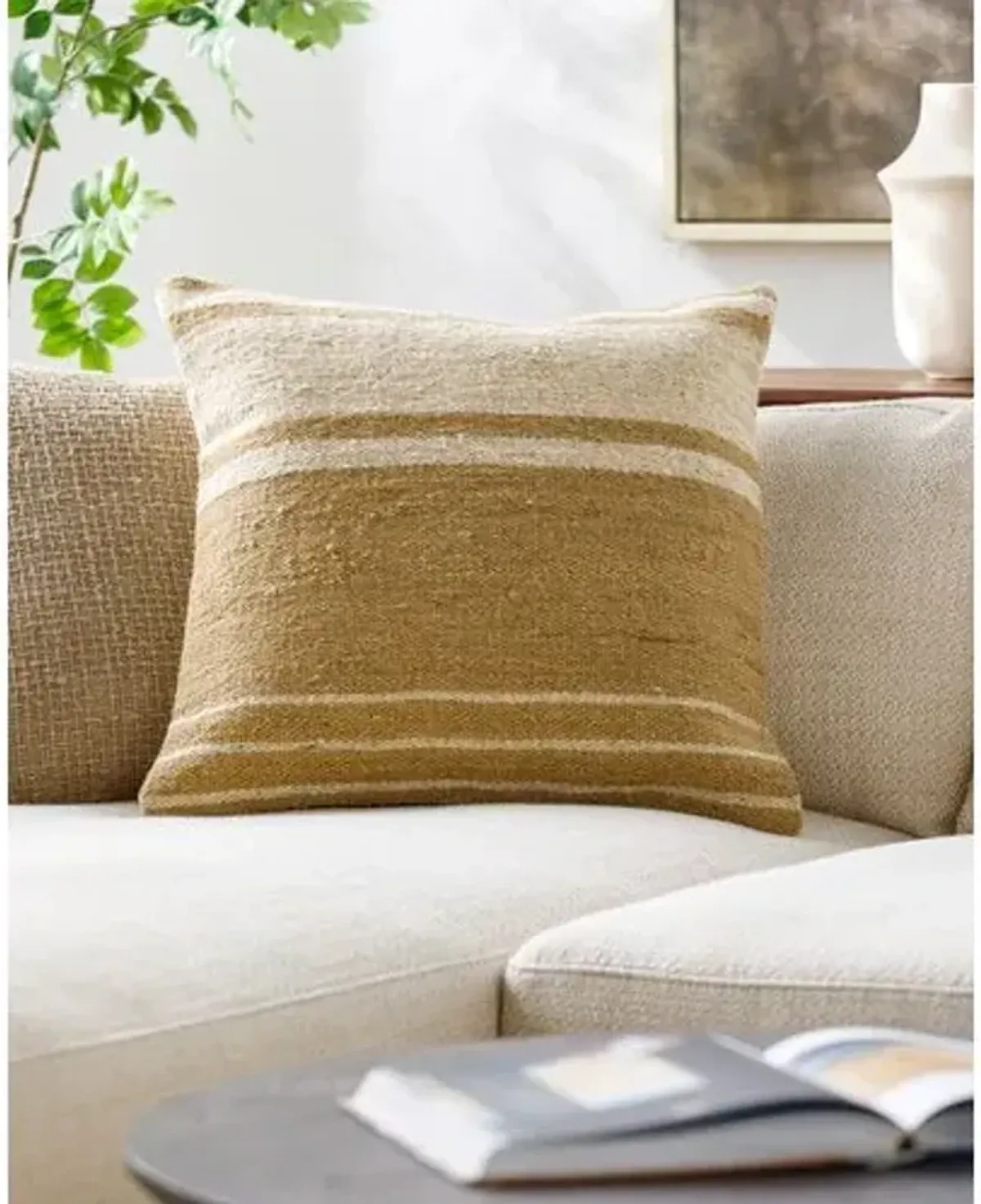 Patrick Pillow - Light Brown/Beige