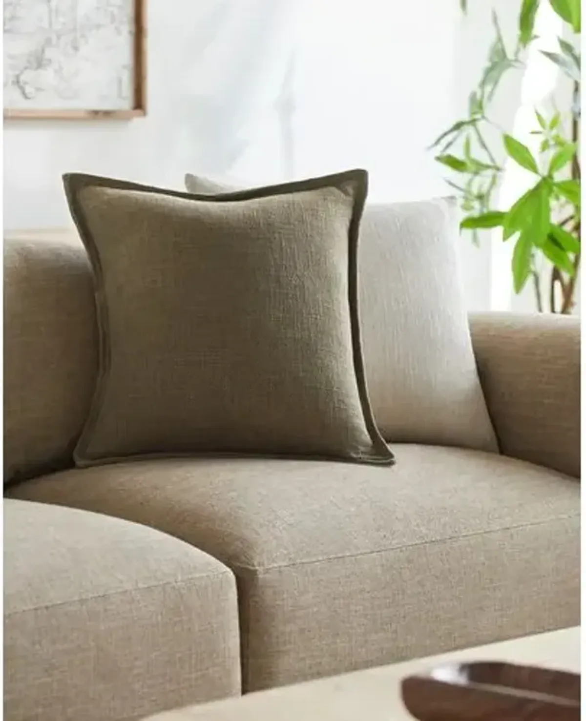 Thurman Linen Flange Pillow