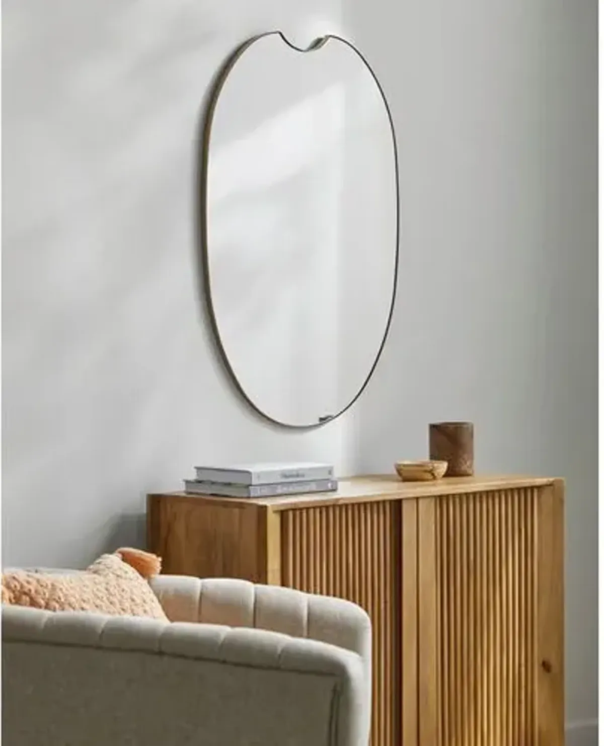 Arlo Oval Wall Mirror - Gold