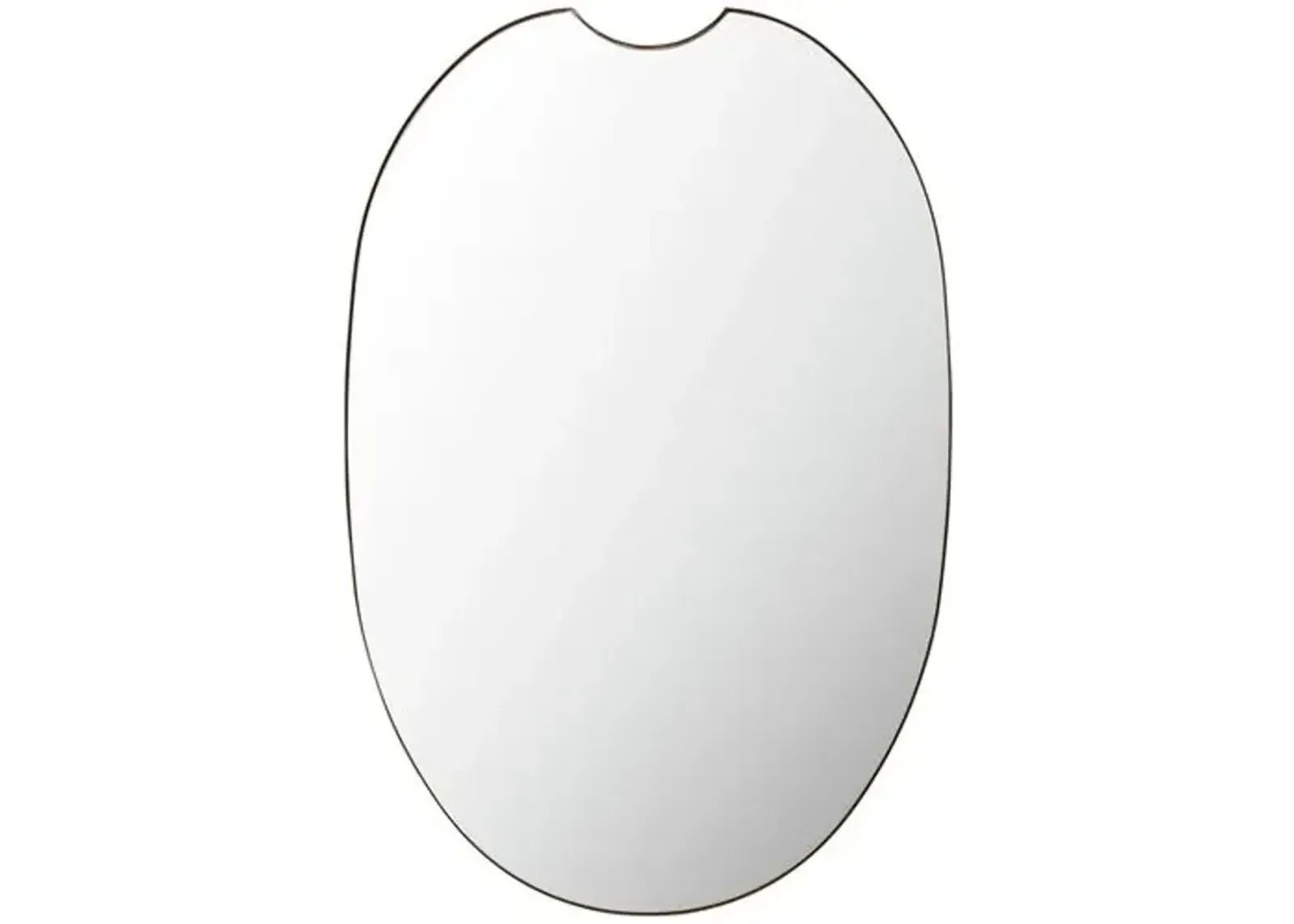 Arlo Oval Wall Mirror - Gold