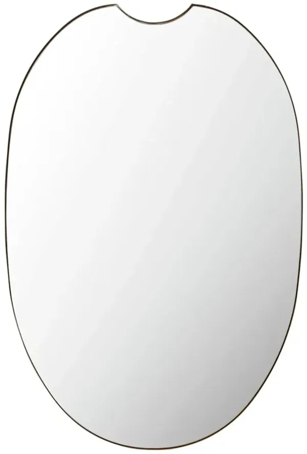 Arlo Oval Wall Mirror, Gold