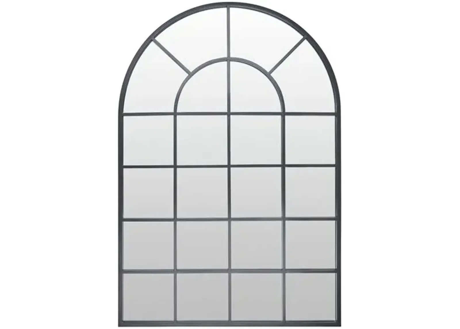 Cambridge Arched Wall Mirror - Black