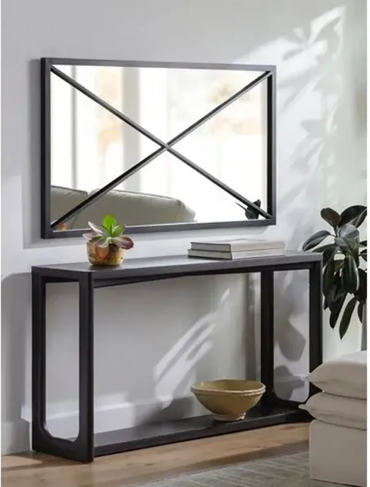 Nash Floor Mirror - Black