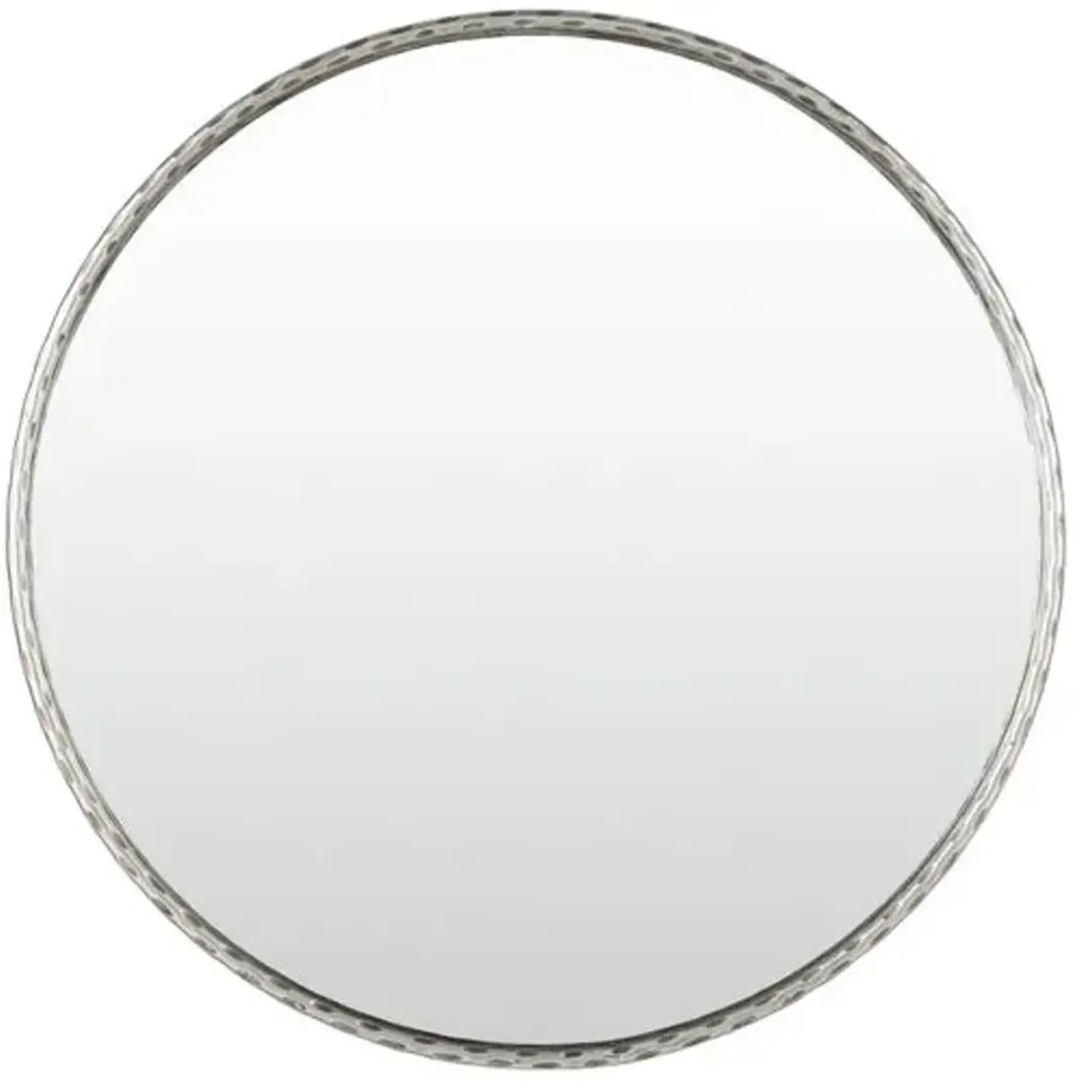 Paulina Round Hammered Wall Mirror