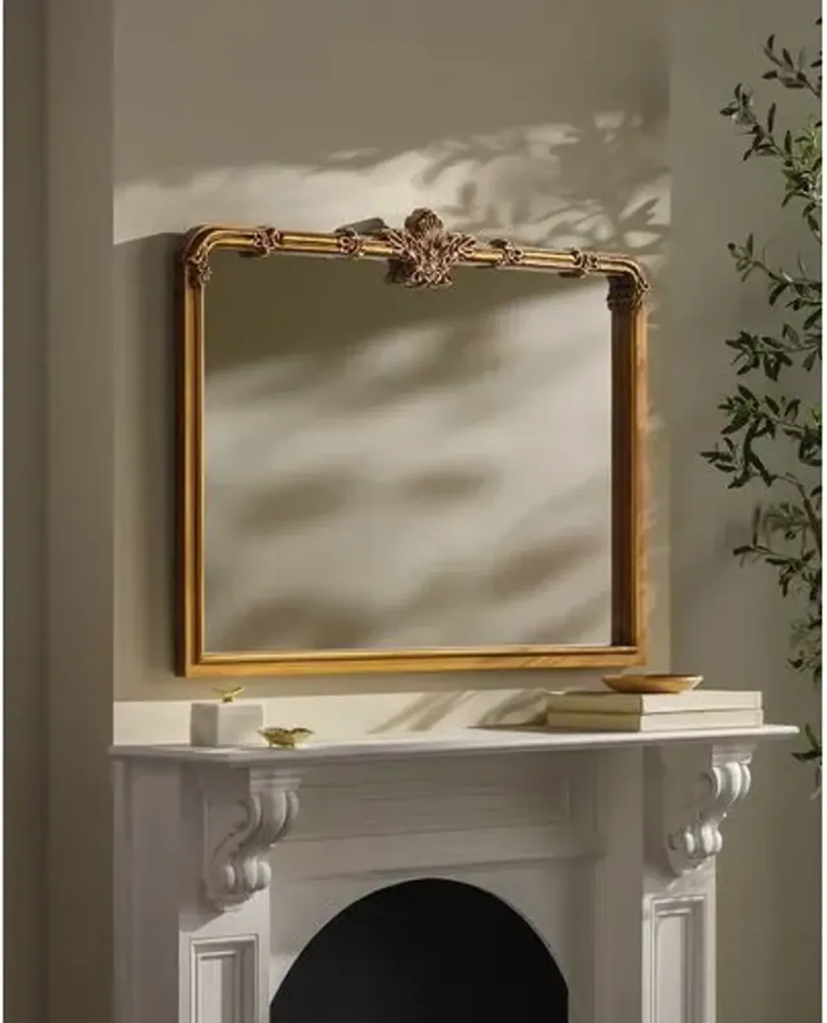 Jacklyn Mantel Wall Mirror