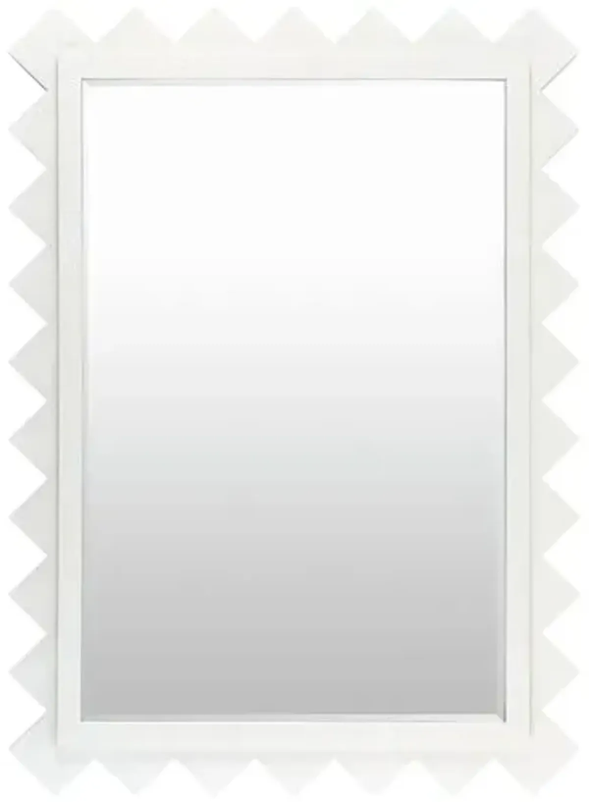 Hailey Deco Wall Mirror - White