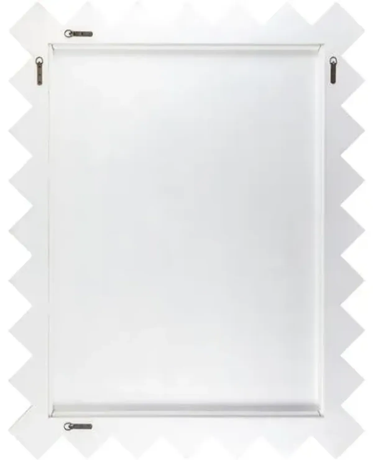 Hailey Deco Wall Mirror - White