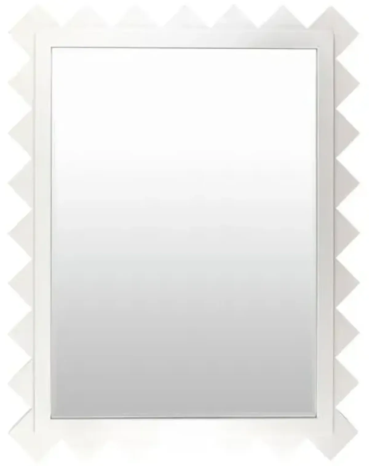 Hailey Deco Wall Mirror - White