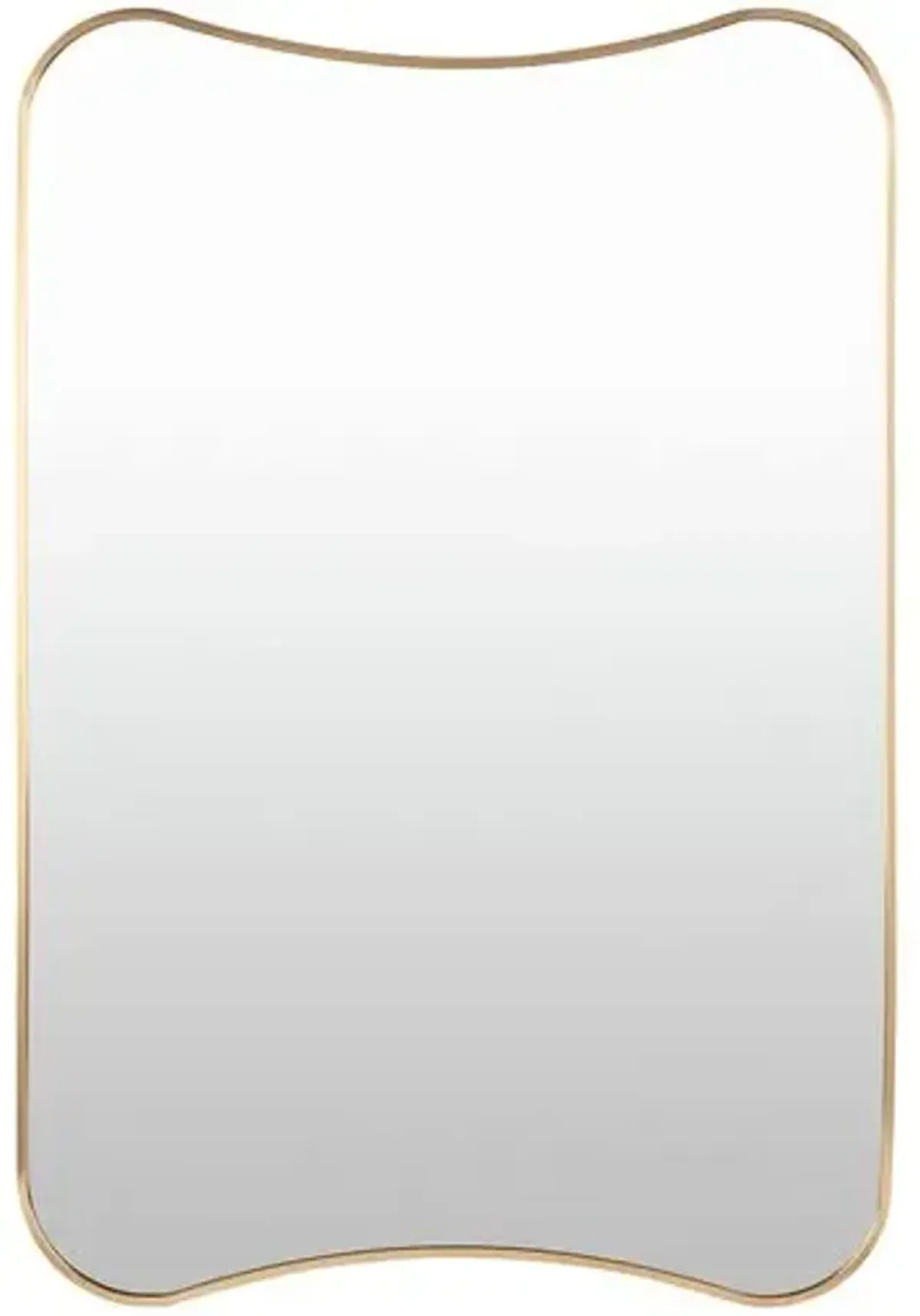 Juno Curvy Wall Mirror - Gold