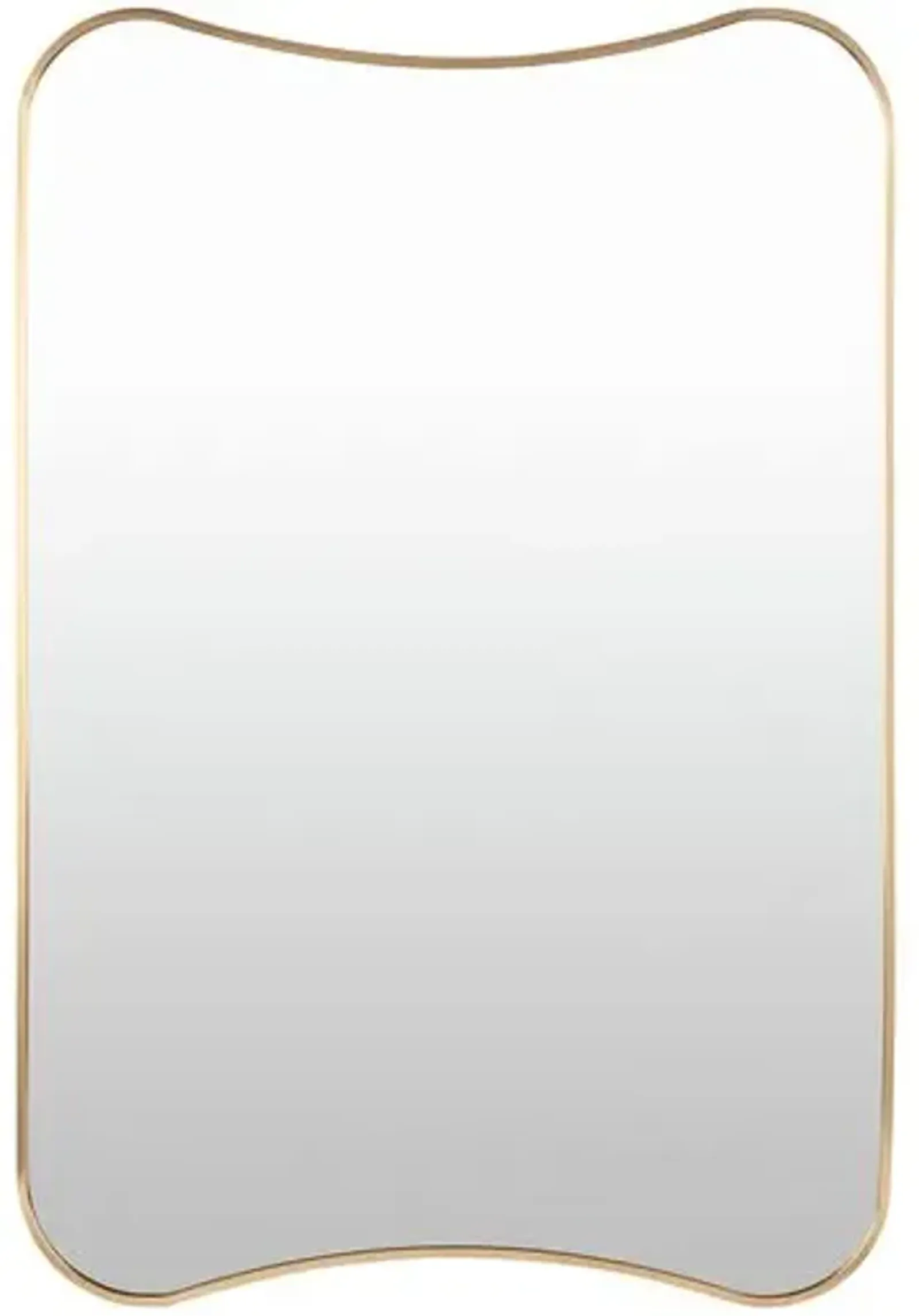 Juno Curvy Wall Mirror - Gold